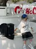 TaiRu 2026 Verano Nuevo Estilo Coreano Lavado Estampado de Letras Manga Corta Moda Infantil Casual Camiseta para Niños