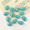Pedra Semi-Preciosa de Ágata de Cristal Vendida Quente Transfronteiriça Cabochão Oval 10*14mm Pedra Solta para Inlay DIY em Joias