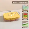 Lancheira de Frutas Camping Piquenique Portátil Compartimentos Lancheira Lancheira Micro-ondas Geladeira Doméstica Gaveta de Legumes