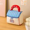 Nuevo Lindo Estuche Cosmético Portátil con Forma de Casita Pequeña Transfronterizo para Mujer, Portátil, de Gran Capacidad para Viaje, Bolsa de Almacenamiento para Artículos de Aseo y Cepillos