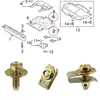 Parafuso de cabeça sextavada 6 x 25mm para para-choque de carro, para-lama, protetor de respingos, parafuso de metal GM11503714
