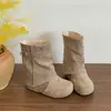 Botas de moda para mujer con plataforma gruesa para aumentar la altura, nueva colección otoño-verano 2026, botas de plataforma, botas para pierna de pantalón estilo Birkenstock, populares botines de verano