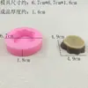 Molde de Silicona de Tocón de Árbol de Madera Grande y Pequeño Herramientas de Horneado de Cocina Molde para Pastel de Chocolate Fondant Yeso Vela Pegamento