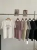 Camiseta Pulóver Manga Corta Cuello Redondo Estampado de Cachorro de Yoga de Dibujos Animados Anime Omalai para Mujer Primavera Top Cepillado 6409
