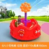Nueva Silla Giratoria Exterior Infantil Personalizada para Guarderías Comunitarias, Juguete de Atracción de Carrusel Giratorio Manual de Dibujos Animados