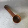 Juego de Cucharas Medidoras de Madera de Acacia Báscula de Cocina para Hornear Cuchara Medidora en Gramos Madera Maciza Cuchara para Leche en Polvo Café Cuchara Medidora en Gramos