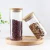 Frasco de Almacenamiento de 80 mm Tubo de Vidrio con Corcho Botella Botella de Vidrio para Té de Flores Botella Sellada para Almacenamiento de Granos de Alimentos Tapón de Corcho