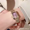 Reloj de Acero de Lujo Ligero Nuevo 2026 para Mujer, Elegante y Sencillo Cuadrado de Cuarzo para Estudiantes, Venta al por Mayor Disponible