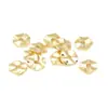 Espaçador Retro Barroco Ondulado em Ouro 14K Preenchido com Conservação de Cor, Contas Espaçadoras Redondas com Textura Assimétrica, Espaçador de Formato Especial