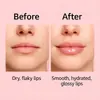 Gloss Labial em Creme com Peptídeo PDRN para Lábios Escuros, Hidratante Leve e Clareador, Cuidado Labial
