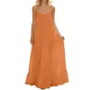 Vestido de Lino de Seda Helada de Moda Talla Grande Moda para Mujer Sexy Patchwork Vestido Largo Todo en Stock en Amazon y Aliexpress