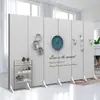 Biombo Nórdico para Entrada, Sala de Estar, Dormitorio, Cubre Cama, Divisor de Habitación para el Hogar, Mampara Plegable Móvil Simple Moderno