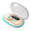 Fones de Ouvido Bluetooth X55 para Dormir Mais Vendidos no Exterior, Condução Óssea, Mini Redução de Ruído, Bateria de Ultra Longa Duração, com Display Digital, Cor Macaron