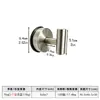 Porta Toallas de Acero Inoxidable de Primera Calidad con Ventosa, Barra Telescópica sin Taladro, Anillo para Toallas de Baño, Soporte para Papel de Cocina, Gancho con Ventosa