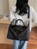 Bolsa de Viaje Transfronteriza de Gran Capacidad para Distancias Cortas para Hombres, Bolso Tote Simple, Moderno y Versátil con Letras, Bolso de Hombro para Mujeres, Adecuado para Salir