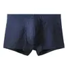 Ropa interior de algodón puro para hombre, bóxers de algodón sencillos para hombre, calzoncillos tipo bóxer deportivos finos de verano, cómodos y transpirables.
