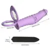 Perlas Anales y Tapones Anales de Silicona para Hombres y Mujeres, Anillo de Bloqueo de Esperma de Doble Agujero Juguetes Sexuales