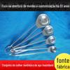Fornecer quatro peças colher de medição conjunto de aço inoxidável café colher de medição utensílios domésticos de cozinha
