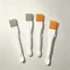 Escova de limpeza para máquinas de café, máquinas de leite de soja, moedores, fatiadores de carne e moedores de carne, com design de cabeça de escova de cerdas duras antiestático