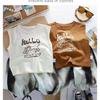 Conjunto de dos piezas de verano para niños, camiseta sin mangas, pantalones frescos de seda de hielo, pantalones farol, traje para niños pequeños