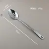 Comercio Exterior Transfronterizo Utensilios de Cocina de Acero Inoxidable Portátil Cocina Espátula Plana Espumadera Cuchara para Fideos Espátula para Freír Carne Multifuncional