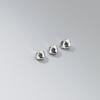 Plata S925 Galvanizada Moda Viajero Irregular Cuentas Espaciadoras Pulsera DIY Material de Tejido Espaciador de Plata Triturada Cuentas Sueltas Q0163