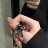 Diseño de nicho anillo de serpiente de gato personalizado traje dulce cool joyería estilo chica hot anillo de mariposa de alta gama anillo