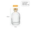 Botella de fragancia simple sin fuego bayoneta corte plano botella de vidrio sin fuego ratán vacío botella de fragancia adornos para el hogar estilo ins
