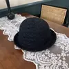 Chapéu de Palha com Aba Enrolada, Cor Sólida, Chapéu de Sol Respirável Tecido de Verão, Chapéu Bucket Versátil Emagrecedor com Design Vazado