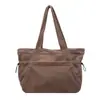 Bolso de pana de gran capacidad coreano y japonés para mujer, nuevo bolso de temporada para debajo del brazo, bolso de hombro casual de gran capacidad