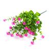 Venta al por mayor de fábrica de 7 flores de eucalipto, rosas, flores de loto, adornos decorativos para el hogar, flores falsas de plástico transfronterizas de Amazon.