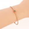 Nueva moda europea y americana marca grande simple diamante cristal estrella luna pulsera abierta traje de pulsera de cuatro piezas