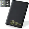 Fornecimento direto da fábrica PVC vertical 120 grades 60 grades em linha livro de moedas pequeno livro de moedas de página fixa pequena
