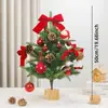 Nuevo Mini Árbol de Navidad Decoraciones Navideñas para el Hogar Diseño Estilo Ins para Escritorio de Sala de Estar Adornos Pequeños DIY