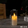 Luz de Vela Eletrônica Simulada LED com Chama Piscante para Decoração de Casa de Férias de Natal, Ornamento de Atmosfera para Jogo de RPG Sala de Fuga