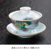 Oferta especial: Juego de Té Gongfu con Tazas y Cuencos Grandes y Pequeños, Tazas y Cuencos Sancai Pasteles Pintados a Mano