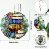 Amazon Sino dos Ventos Rotativo 3D Pendurado Decoração de Jardim Exterior Varanda de Casa Sino dos Ventos de PVC Ornamento Pendurado de Jardim