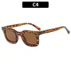 2024 nuevas gafas de sol cuadradas casuales simples transfronterizas europeas y americanas versátiles para hombre y mujer gafas de sol de moda
