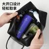 Clutch de Almacenamiento Cuadrado Transfronterizo Bolsa de Tocador para Hombre de PU Impermeable Bolsa de Tocador de Almacenamiento Bolsa de Almacenamiento para Viajes de Negocios
