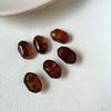 Zhen Tu Parches Irregulares de Resina Semitransparente con Forma de Onda de Agua Accesorios para Mujeres Pendientes DIY Pinzas para el Cabello Materiales para Accesorios del Cabello