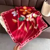 Pañuelo de Seda Estampado en Contraste Verde Fresco, Chal de Alta Gama, Bufanda para el Cuello con Protección Solar, Pañuelo Cuadrado Pequeño, Pañuelo para la Cabeza, Bufanda para Mujer