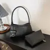 2026 Nuevo Bolso de Hombro Tejido para Mujer, Bolso de Hombro de Moda para el Trabajo, Bolso Saco Simple y Versátil, Bolso de Mano de Alta Gama