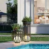 Luces Solares para Jardín, Luces de Jardín, Luces para Maceteros, Luces Ambientales, Lámparas de Pie para Terraza, Luces Impermeables, Luces de Paisaje, Iluminación Exterior