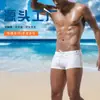 Bañadores para Hombre Adulto, Negro Puro, Gama Alta, Nylon Transfronterizo, Modernos, Tiro Bajo, Estilo Boxer, Antivergüenza, Venta Directa desde la Fuente