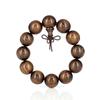Pulseira de contas pretas em formato de pera para atacado de fábrica para homens e mulheres Pulseira de contas pretas em formato de pera