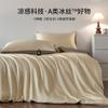 Nuevo 2025 Nuevo Juego de Cama de Lujo Ligero de Cuatro Piezas de Seda de Hielo Verano Funda de Edredón de Seda Deslizante para Dormir Desnudo