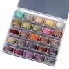 Mini hilo de algodón frotado a mano rollo pequeño cuerda de algodón traje 25 colores 36 colores en caja juego completo pulsera diy cuerda tejida a mano cuentas