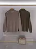 Camiseta para Hombre BORBOTIE 2026 Otoño/Invierno Nueva Moda LP Cuello Henley Botones de Lana Cuello Alto Suéter
