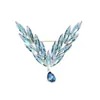 Broche Exquisito de Cristal con Alas de Ángel para Mujer, Diseño Único, Pin de Solapa para Traje de Nicho, Accesorio Versátil de Regalo