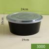 ¡Wow, Caja de Almuerzo Desechable de Plástico Hezhengxing, Tazón Redondo Transparente Espesado para Sopa, Caja de Almuerzo Especial a Prueba de Fugas para Llevar Frutas